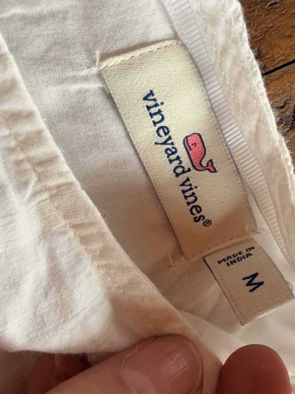 Vineyard Vines Girls White Smocked Summer Dress Ruffle Sleeve Size M EUC - Picture 3 of 4